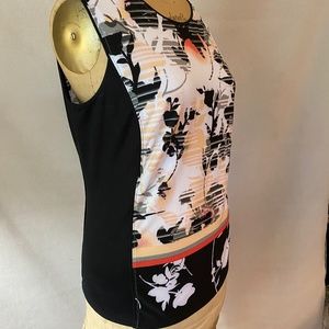 Dream Flower Sleeveless Top, Art Print Blouse